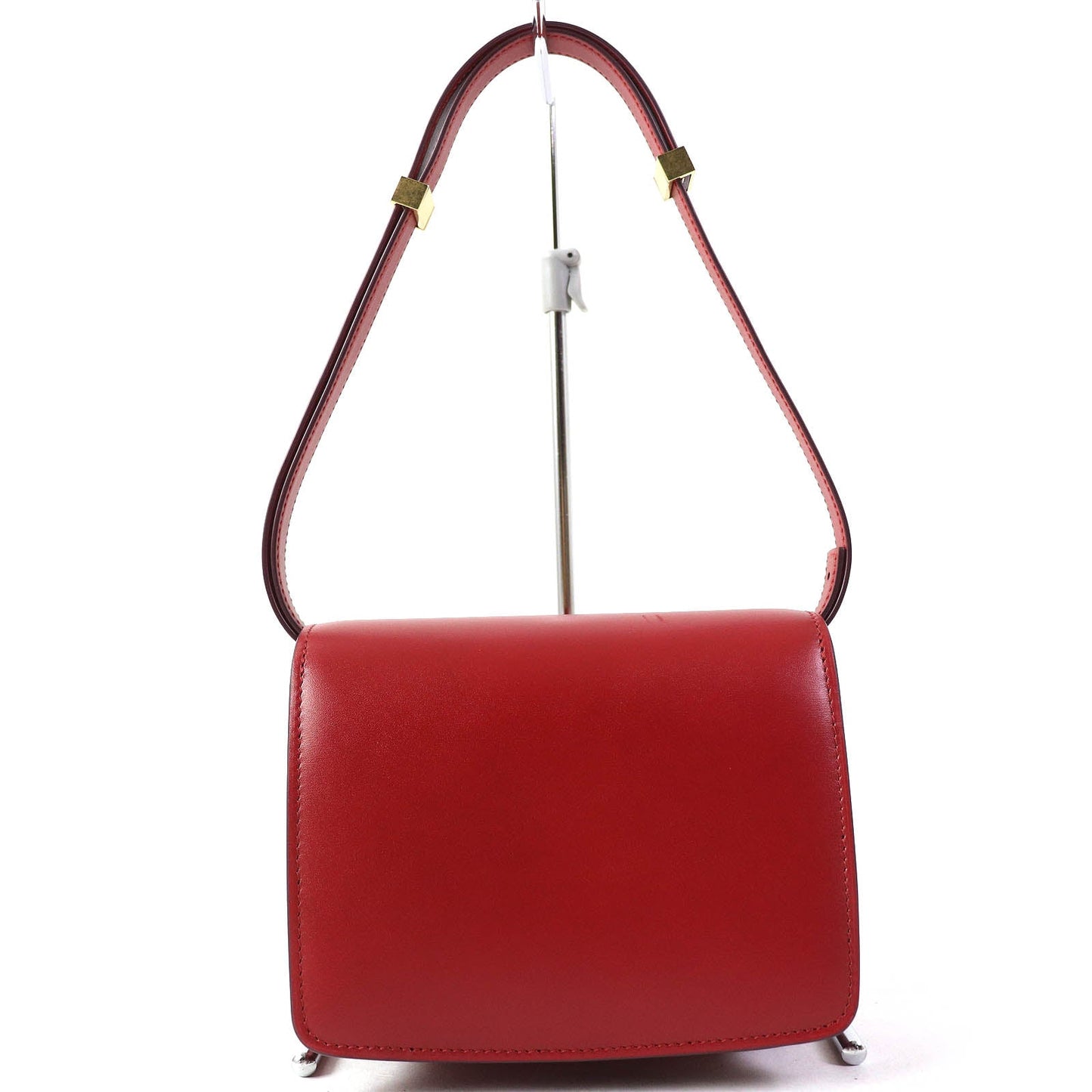 Celine Shoulder Bag 189183 Dls Main: Leather Red Classic Box Small Classic Box Small Women Used Authentic