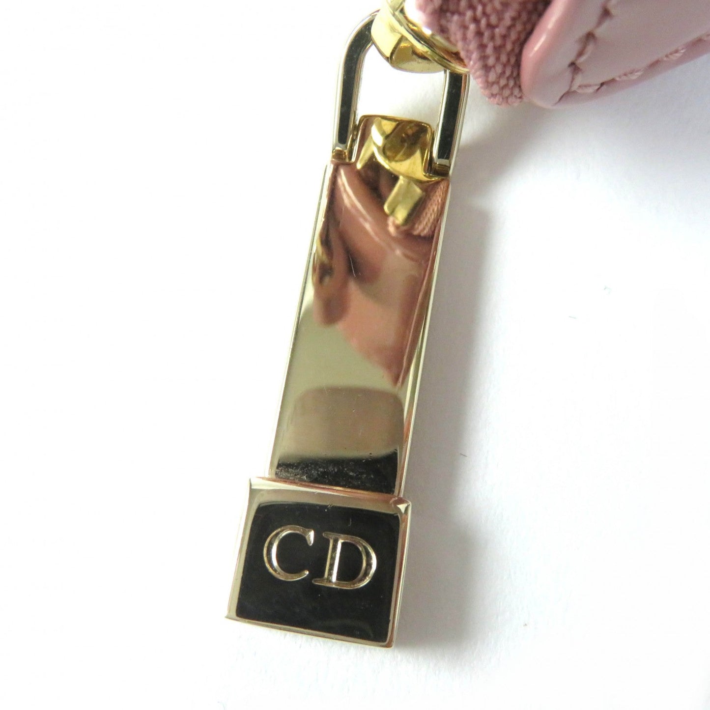 Christian Dior Pouch S0976 Ovrb Main: Enamel Pink Lady Dior Women Used Authentic