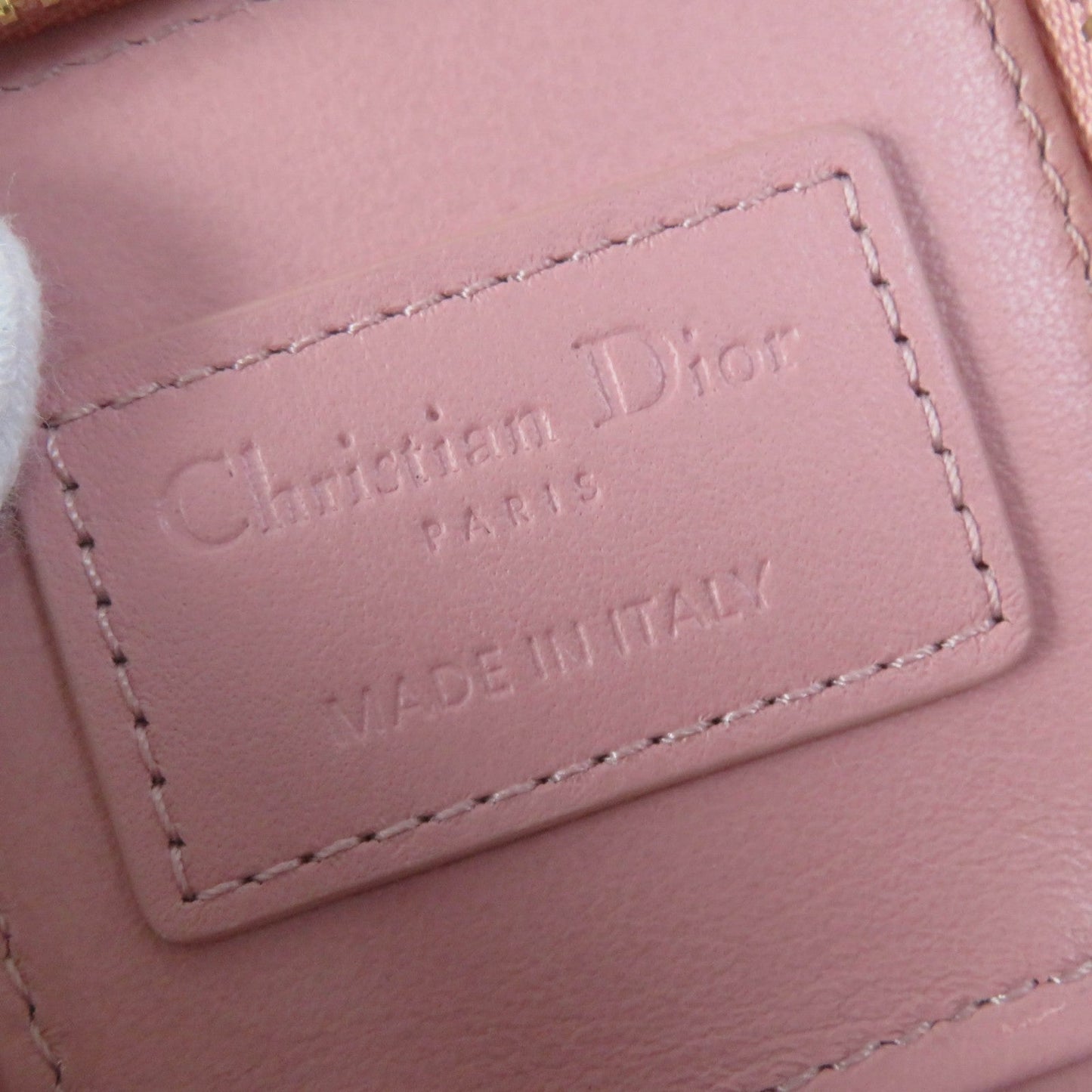 Christian Dior Pouch S0976 Ovrb Main: Enamel Pink Lady Dior Women Used Authentic