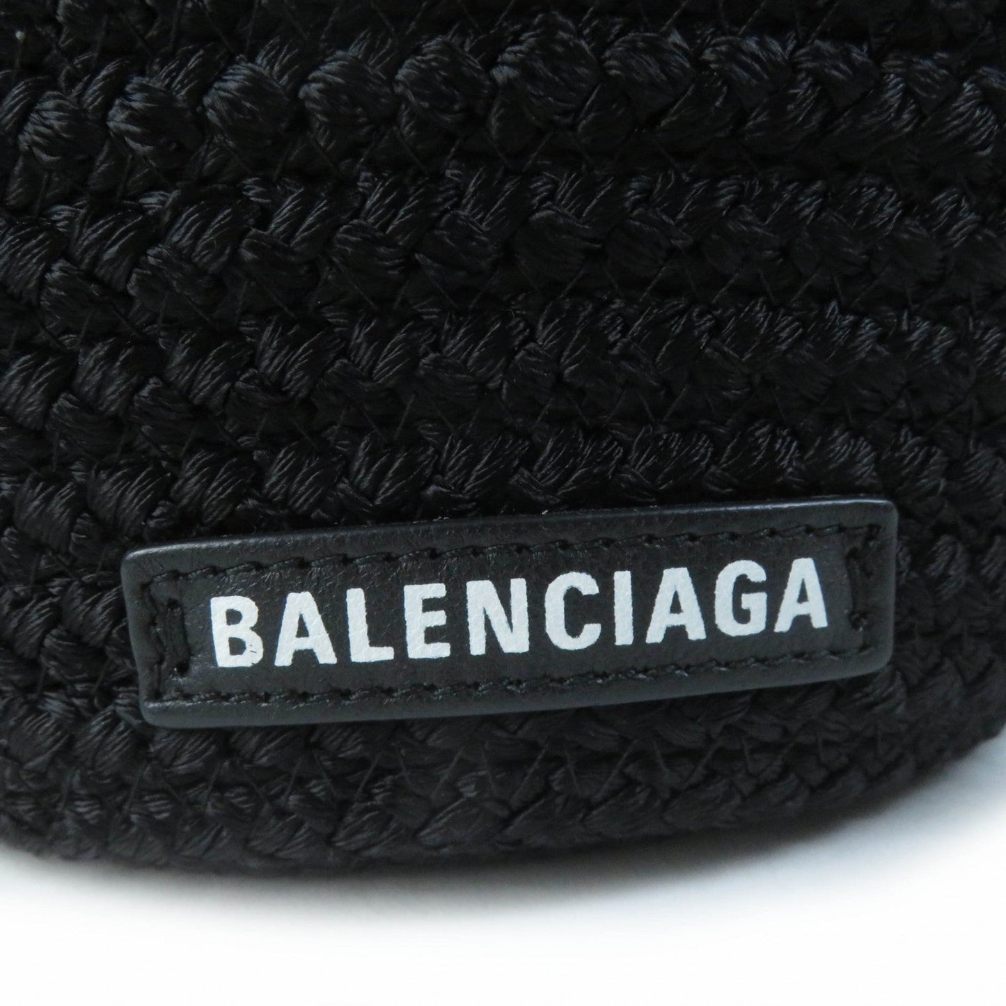 Balenciaga Handbag 695612 Nylon �[ Black Ibiza Small Women Used Authentic