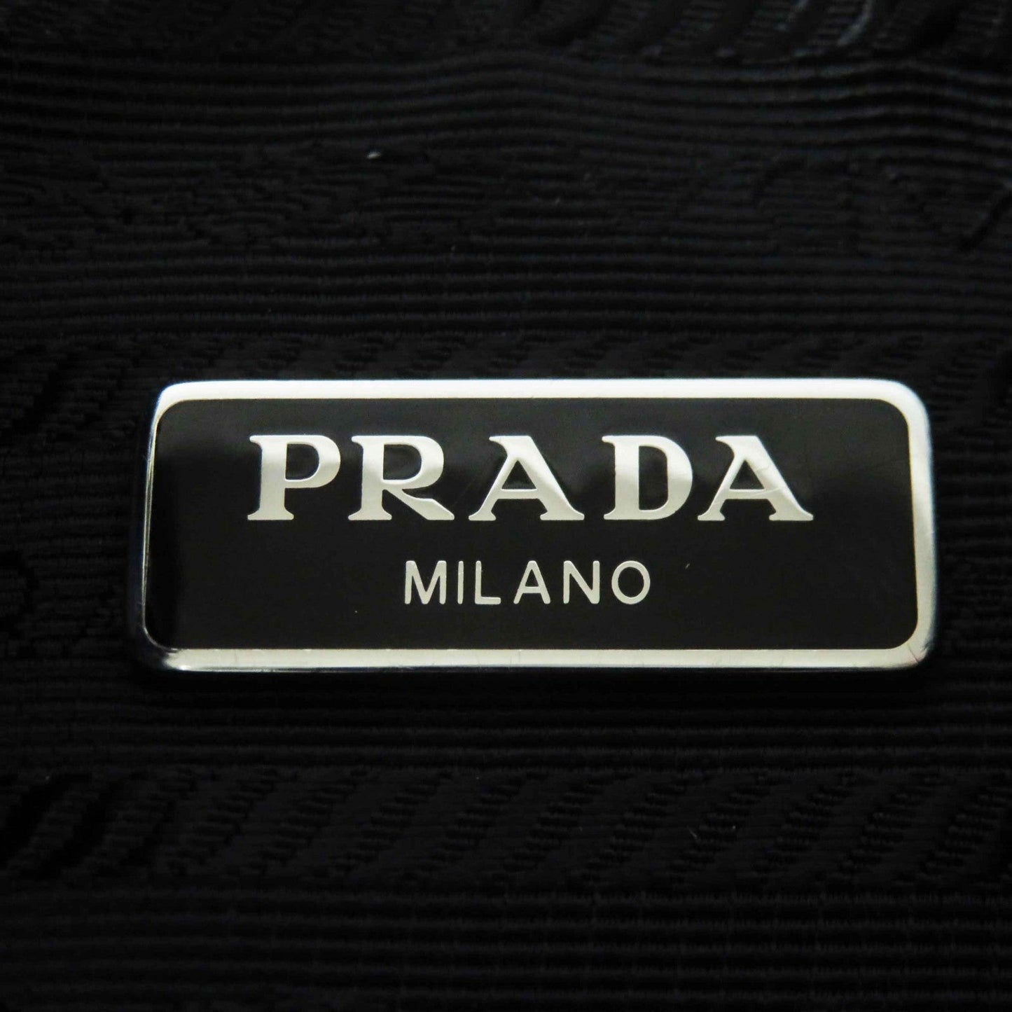 Prada Handbag 1 Ne204 Main: Nylon, Part: Cowhide Black Re Nylon Re Edition Women Used Authentic