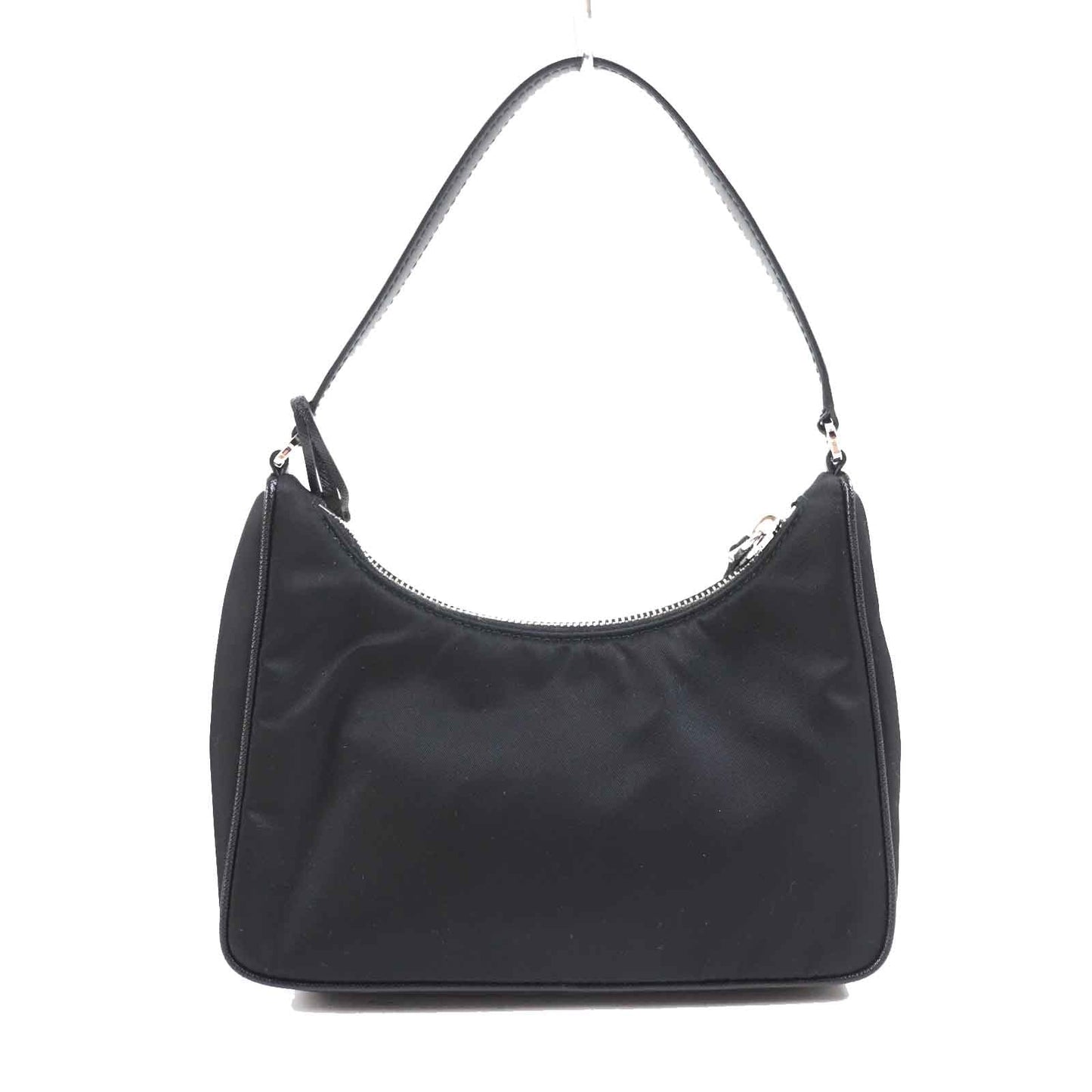 Prada Handbag 1 Ne204 Main: Nylon, Part: Cowhide Black Re Nylon Re Edition Women Used Authentic