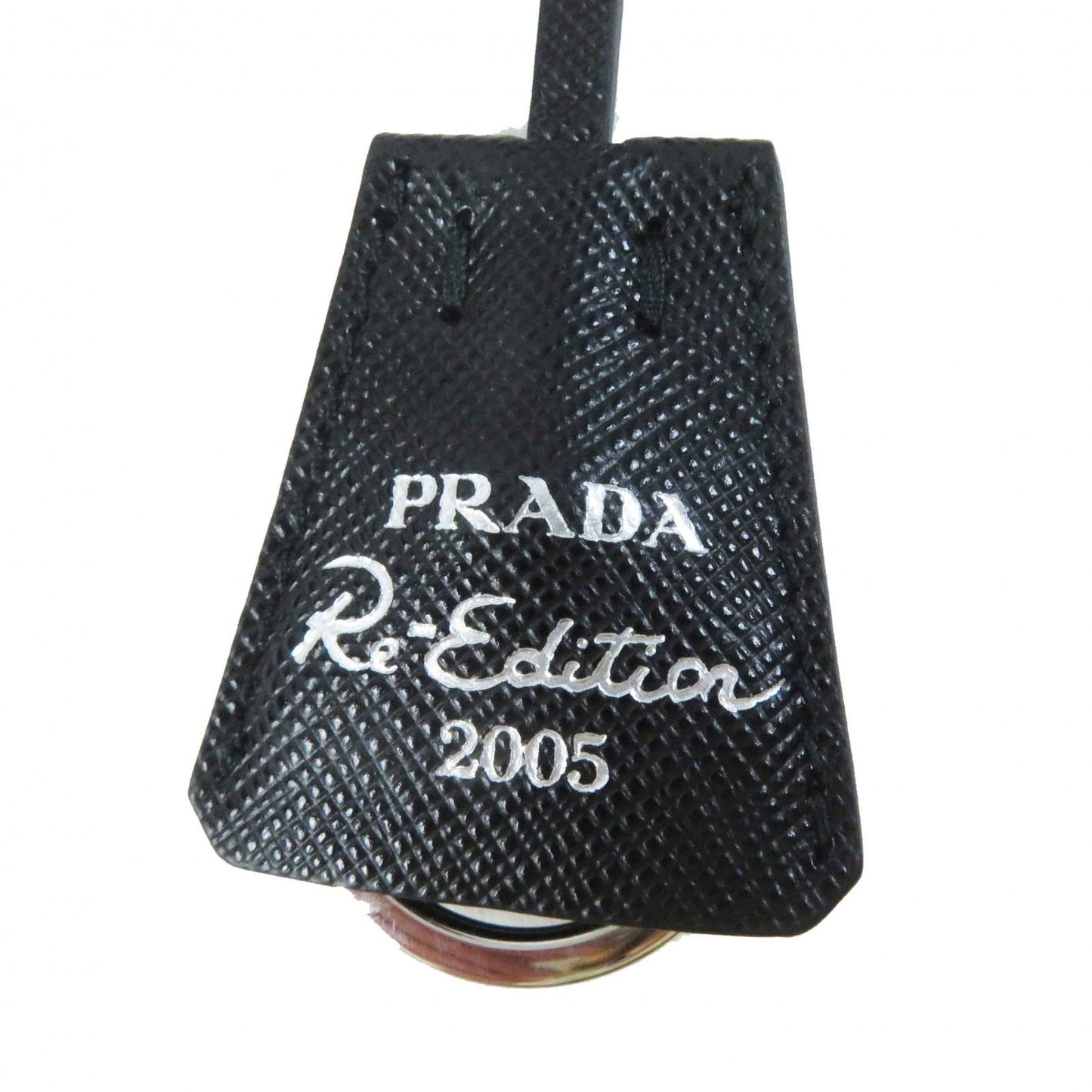 Prada Handbag 1 Ne204 Main: Nylon, Part: Cowhide Black Re Nylon Re Edition Women Used Authentic