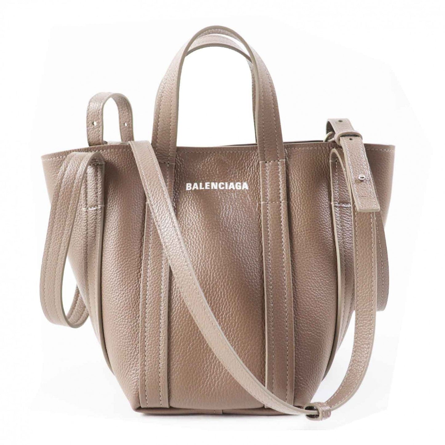 Balenciaga Shoulder Bag 672793 Main: Leather Gurege Everyday Xs North South Women Used Authentic