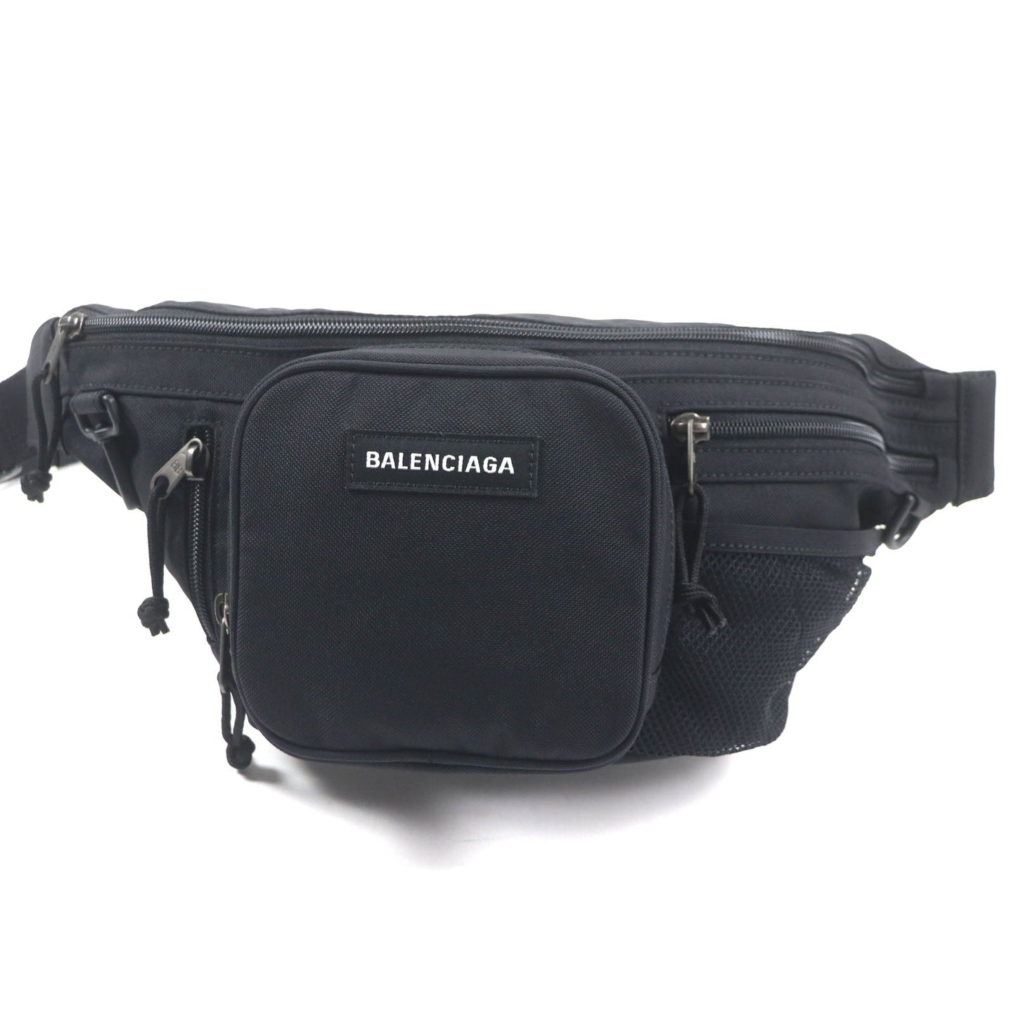 Balenciaga Sling Bag 620261 Main: Nylon Black Explorer Mens Used Authentic