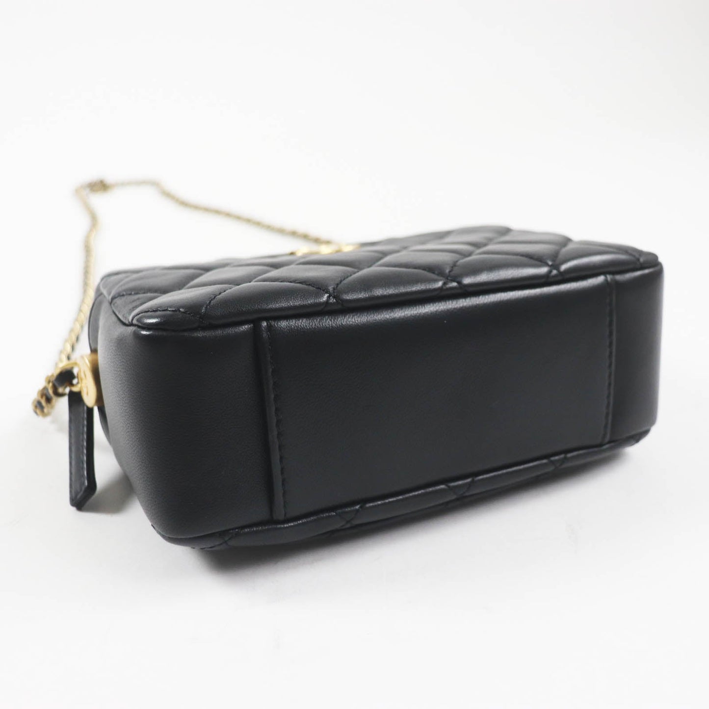 Chanel Shoulder Bag As3258 Main: Lambskin Black Matrasse Women Used Authentic