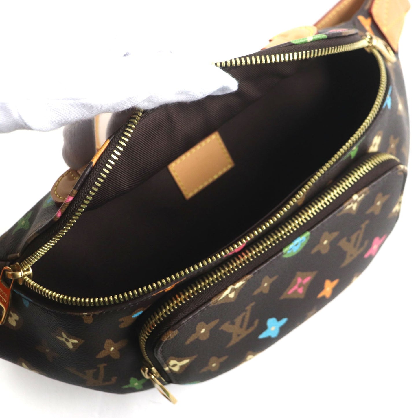 Louis Vuitton Sling Bag M24858 Main: Monogram Craggy Canvas, Part: Leather Chocolate Rush Bum Bag Mens Used Authentic