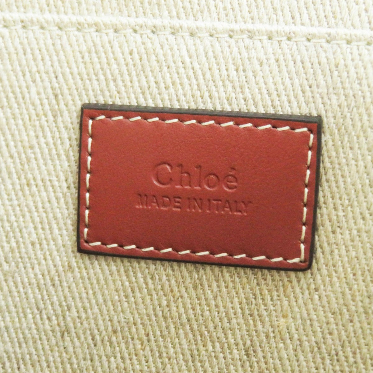 Chloe Tote Bag Chc22 As383 I2690 U Linen Beige Type Woody Medium