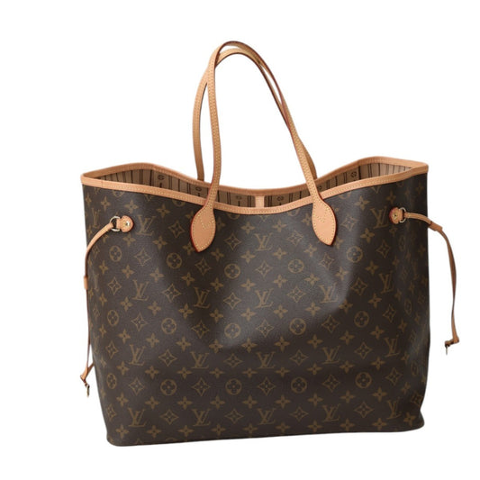 Louis Vuitton Tote Bag M40157 Monogram Canvas Brown Tote Bag Monogram Discontinued Neverfull Gm Women Used Authentic