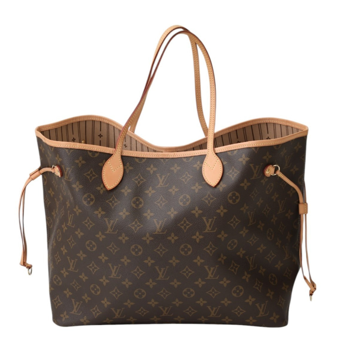 Louis Vuitton Tote Bag M40157 Monogram Canvas Brown Tote Bag Monogram Discontinued Neverfull Gm Women Used Authentic