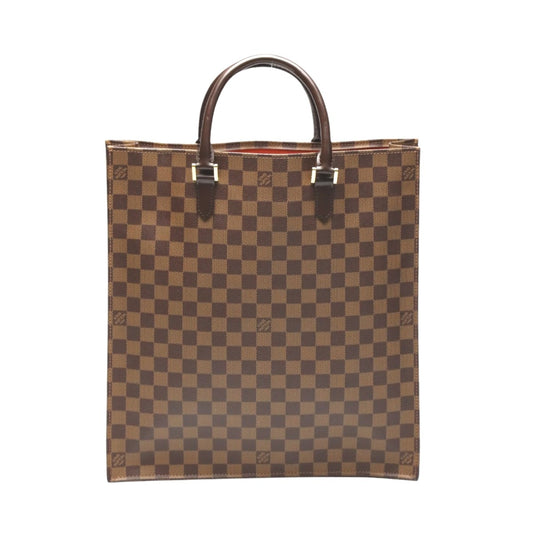 Louis Vuitton Handbag N51140 Damier Canvas Ebene Tote Bag Damier Sac Plat Women(unisex) Used Authentic