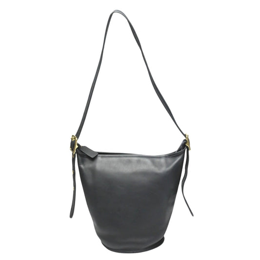 Coach Shoulder Bag 9953 Leather Black Vintage Bucket Type