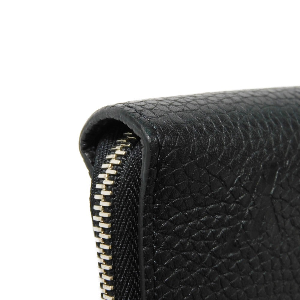 Louis Vuitton Clutch Bag M67768 Taurillon Clemence Leather (Embossed) Noir Lv Logo Embossed Business Bag Cuir Taurillon Clemence Pochette Jules Gm Nm Mens Used Authentic