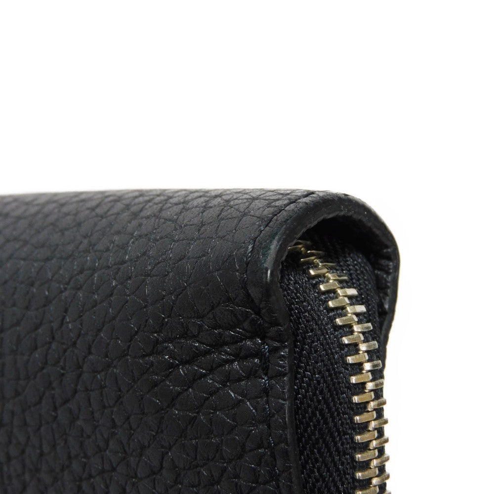 Louis Vuitton Clutch Bag M67768 Taurillon Clemence Leather (Embossed) Noir Lv Logo Embossed Business Bag Cuir Taurillon Clemence Pochette Jules Gm Nm Mens Used Authentic