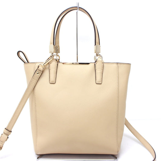 Coach Handbag 29001 Safiano Leather Beige Madison Mini North / South Bond