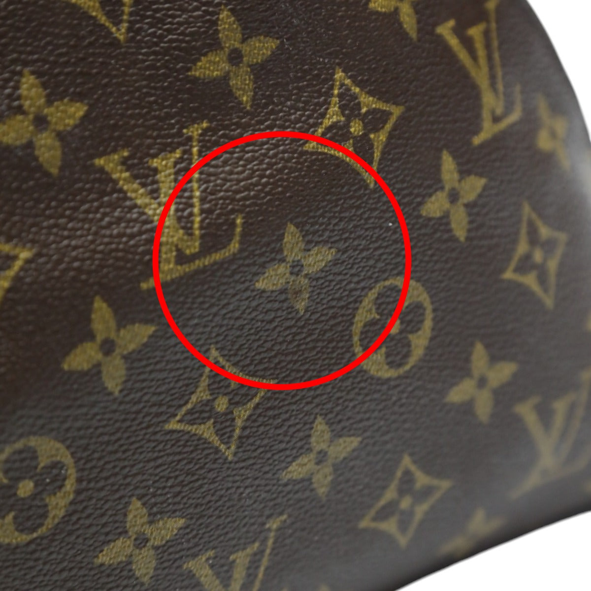 Louis Vuitton Pouch M47520 Monogram Canvas, Leather Brown Pouch Monogram Pochette Cosmetic Mm Women Used Authentic