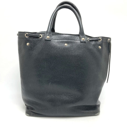 Louis Vuitton Tote Bag M95252 Leather Black Tobago T & B Women Used Authentic