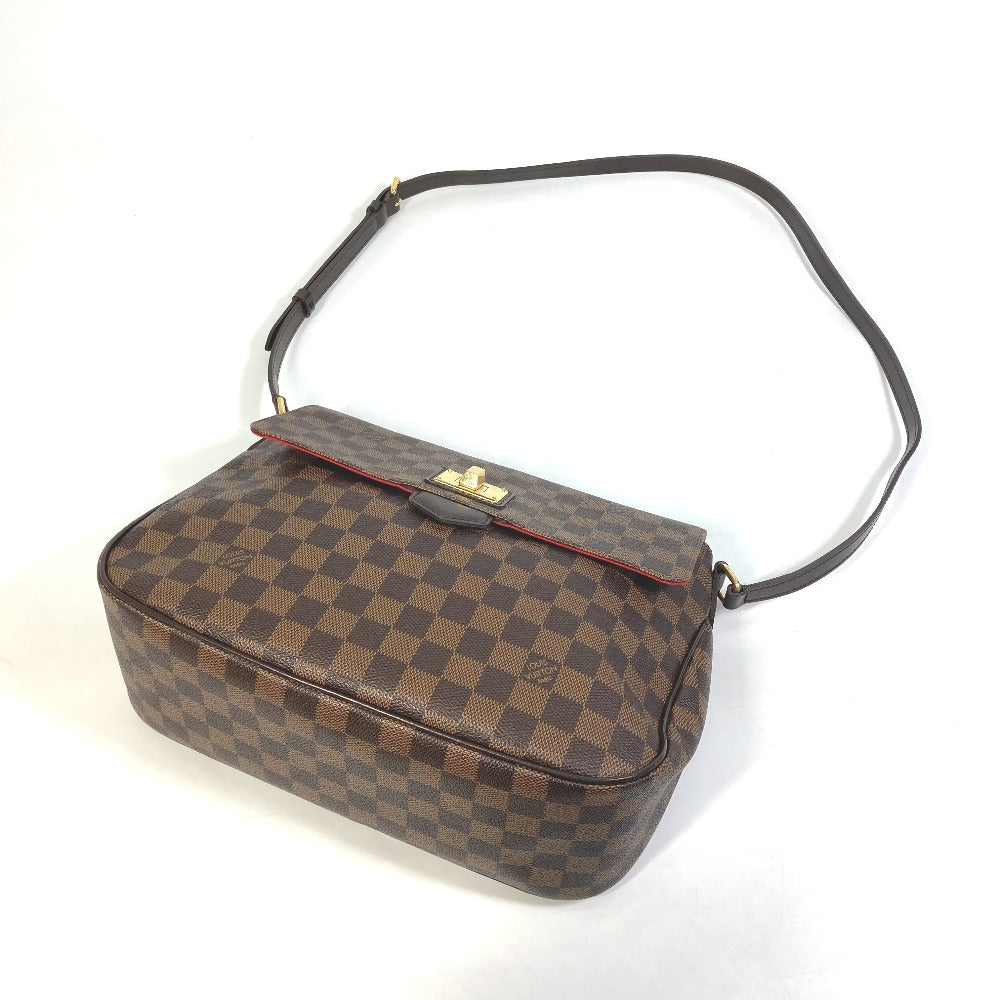 Louis Vuitton Shoulder Bag N41178 Damier Canvas Brown Damier Busas Roseberry Women Used Authentic