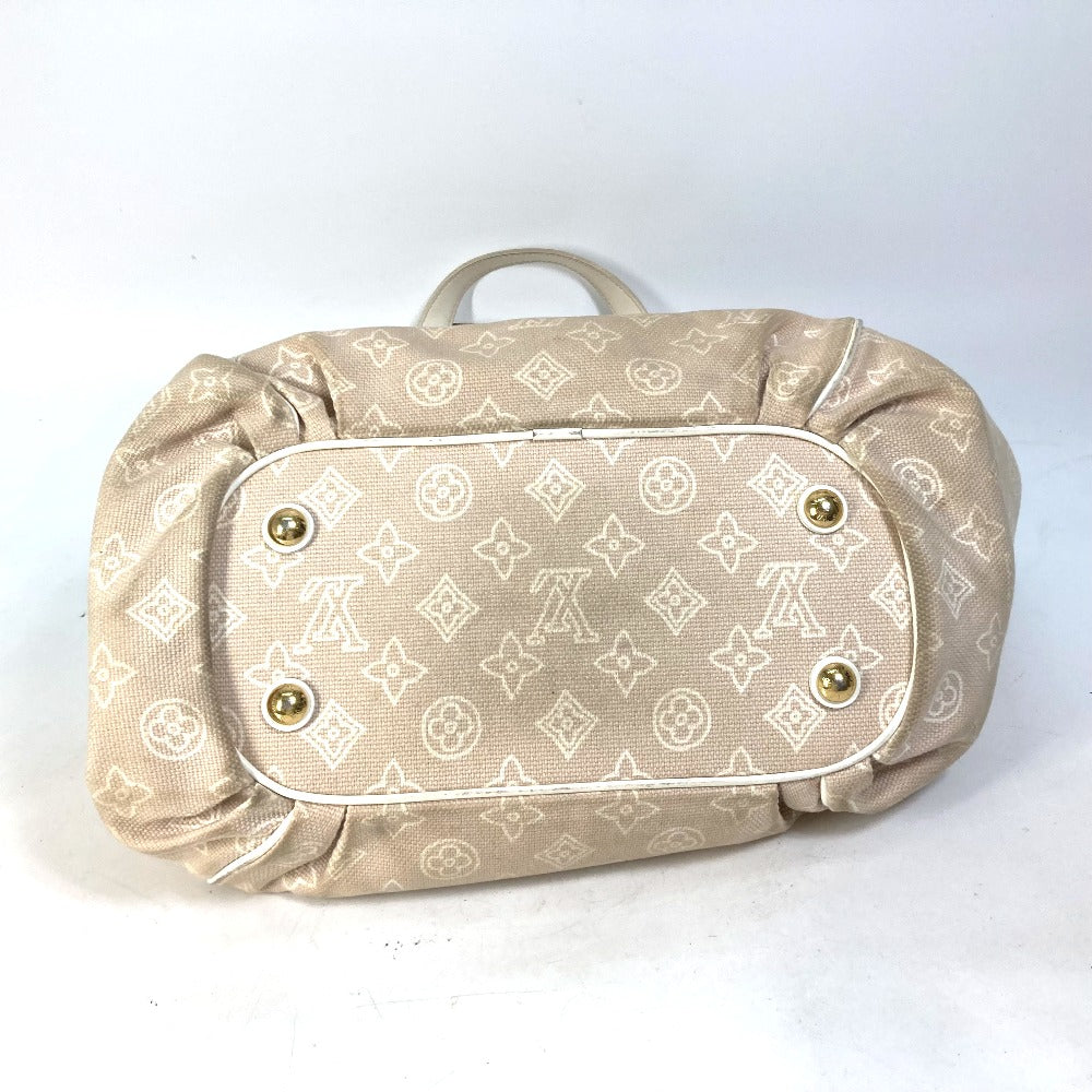 Louis Vuitton Tote Bag M95986 Canvas Beige Monogram Beach Line Cabas Ipanema Gm Women Used Authentic