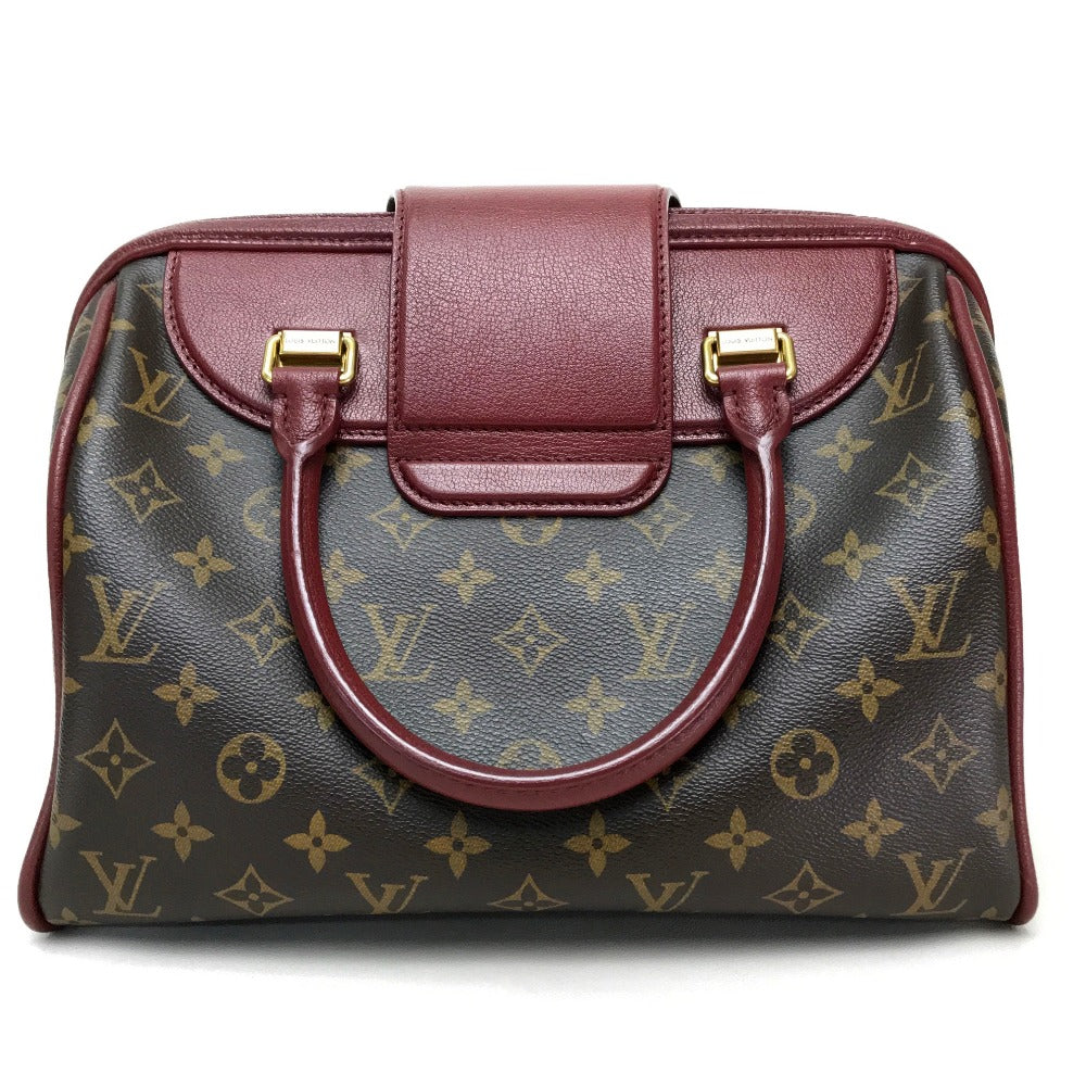 Louis Vuitton Handbag M40802 Monogram Canvas Dark Brown Monogram Golden Arrow Speedy Women Used Authentic