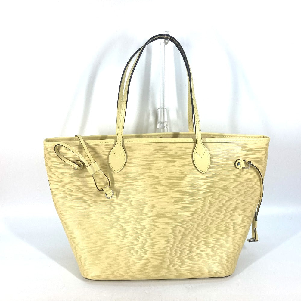 Louis Vuitton Tote Bag M41092 Epi Leather Yellow Epi Neverfull Mm Women Used Authentic