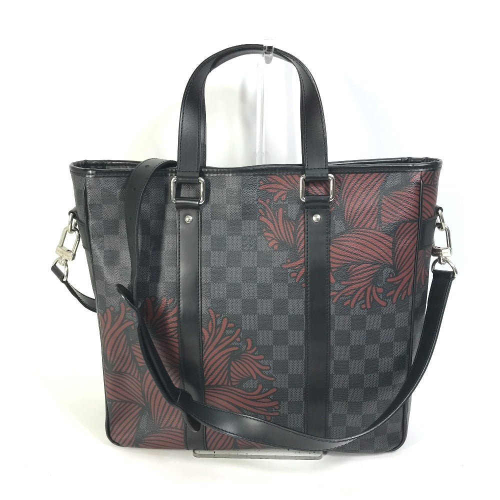 Louis Vuitton Tote Bag ‚M41717 Damier Grafitto Canvas Black Christopher Nemeth Pm Tadao Mens Used Authentic