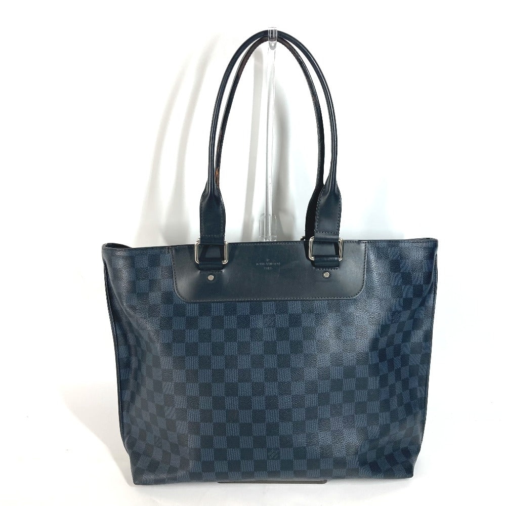 Louis Vuitton Tote Bag N41397 Damier Cobalt Canvas Navy Damier Cobalt Kabavoyayaja Mens Used Authentic