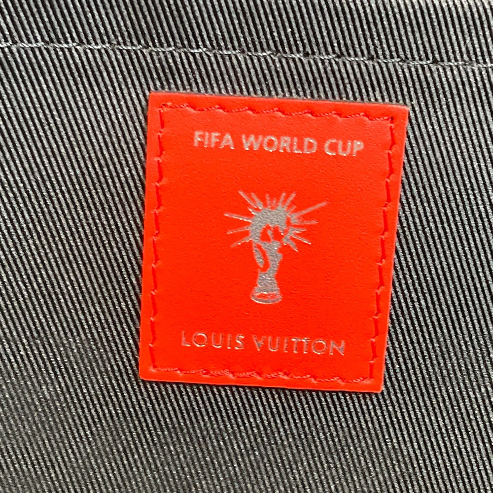 Louis Vuitton Clutch Bag M63232 Epi Leather Red 2018 Fifa World Cup Pochette Jules Gm Mens Used Authentic