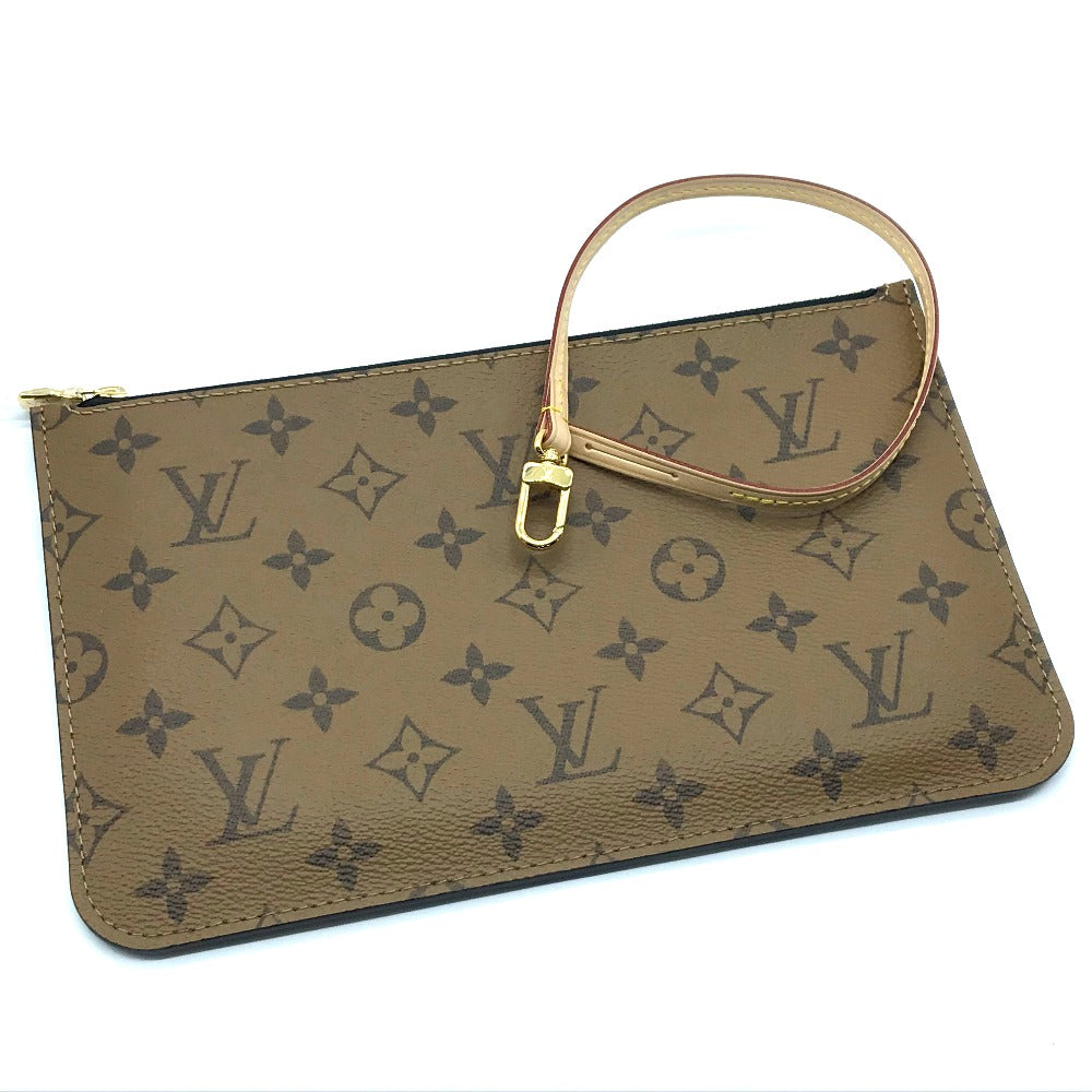 Louis Vuitton Tote Bag M45198 Monogram Reverse Canvas Brown Type Monogram Reverse Video Print Carry It Women Used Authentic