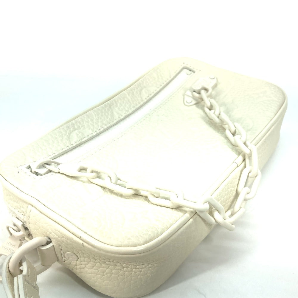 Louis Vuitton Clutch Bag M53551 Monogram Ann Platt Leather White Monogram Ann Platt Pochette Volga Women Used Authentic