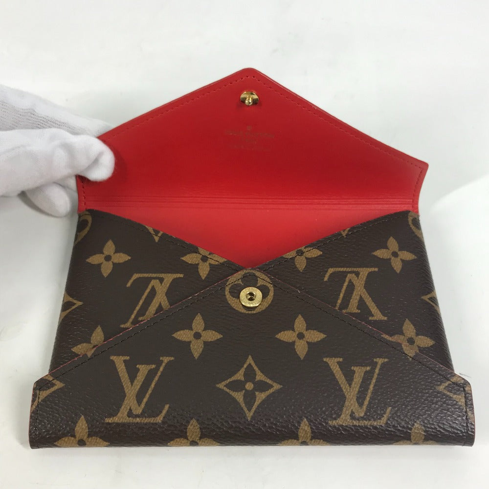 Louis Vuitton Clutch Bag M62034 Monogram Canvas Brown Monogram Pochette Kirigami Women Used Authentic