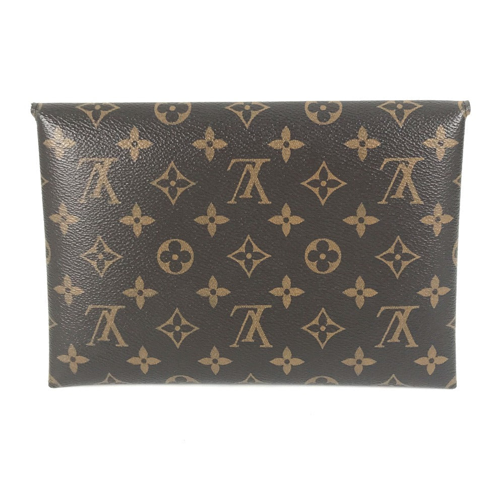 Louis Vuitton Clutch Bag M62034 Monogram Canvas Brown Monogram Pochette Kirigami Women Used Authentic