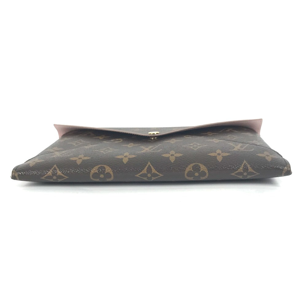 Louis Vuitton Clutch Bag M62034 Monogram Canvas Brown Monogram Pochette Kirigami Women Used Authentic