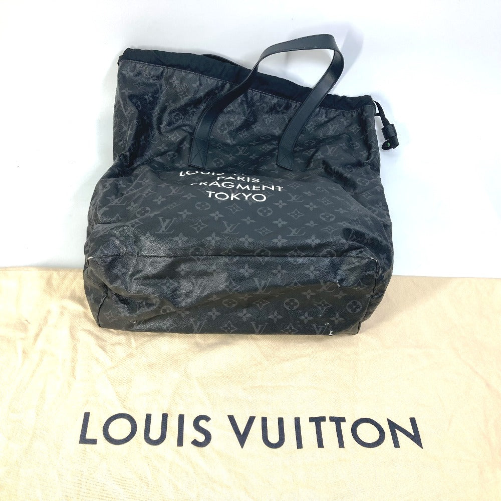 Louis Vuitton Tote Bag M43417 Monogram Eclipse Canvas Black Monogram Eclipse Hiroshi Fujiwara Fragment Hippo Light