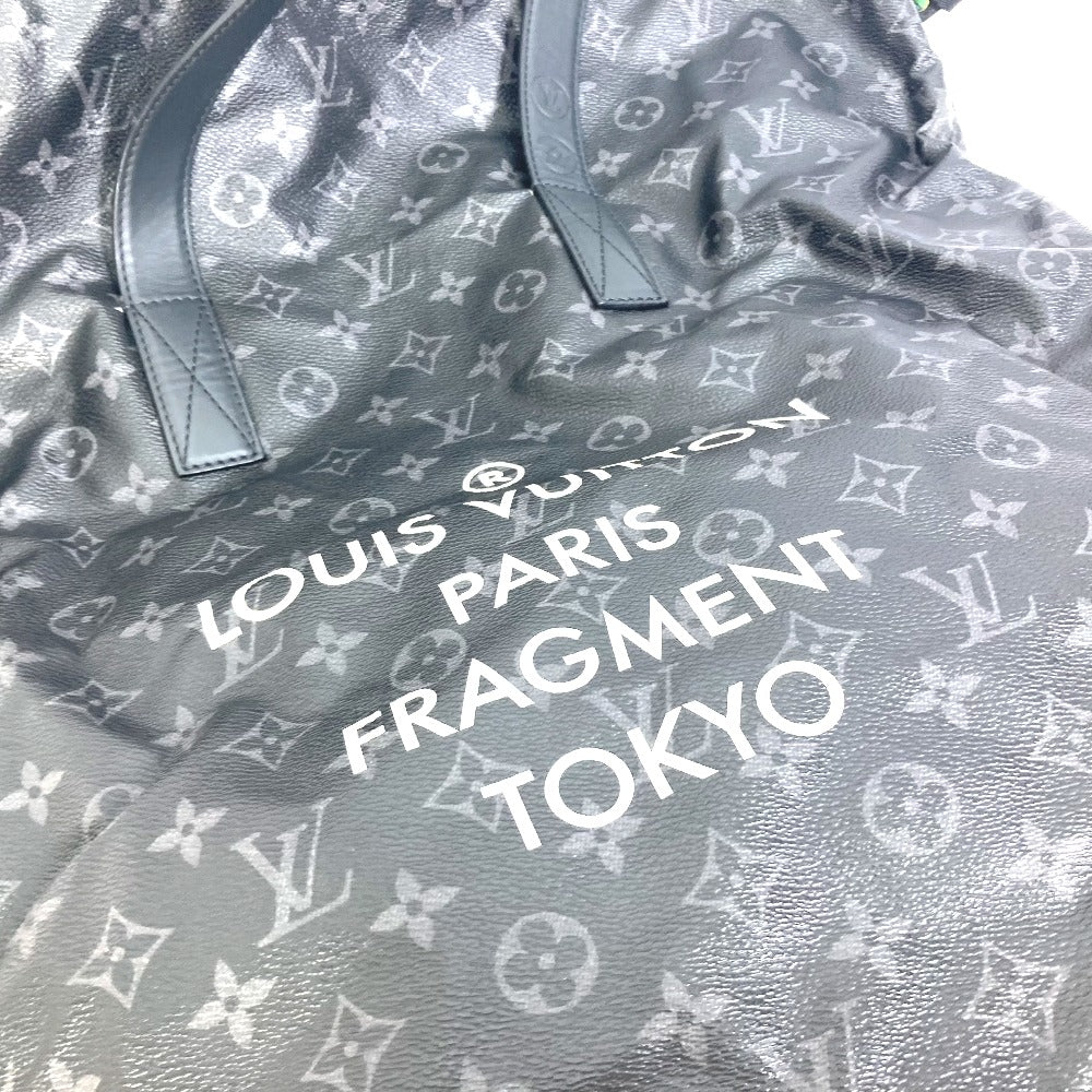 Louis Vuitton Tote Bag M43417 Monogram Eclipse Canvas Black Monogram Eclipse Hiroshi Fujiwara Fragment Hippo Light