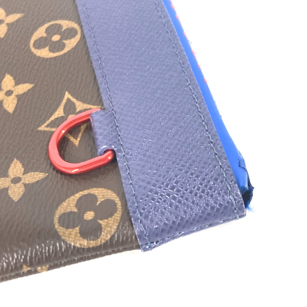 Louis Vuitton Clutch Bag M63048 Monogram Canvas Brown Monogram Pochette Apollo Mens(unisex) Used Authentic