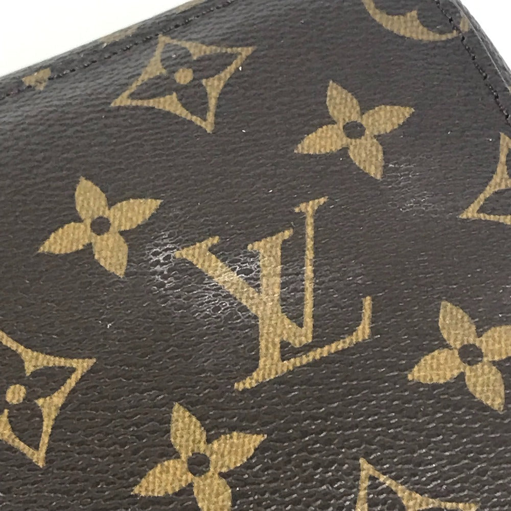 Louis Vuitton Pouch M43688 Monogram Canvas Brown Monogram Cube De Langemont Pm Women Used Authentic