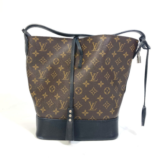 Louis Vuitton Shoulder Bag M94542 Monogram Canvas, Calfskin Black Monogram Idol Nn14 Gm Women Used Authentic