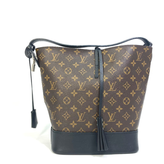 Louis Vuitton Shoulder Bag M94542 Monogram Canvas, Calfskin Black Monogram Idol Nn14 Gm Women Used Authentic