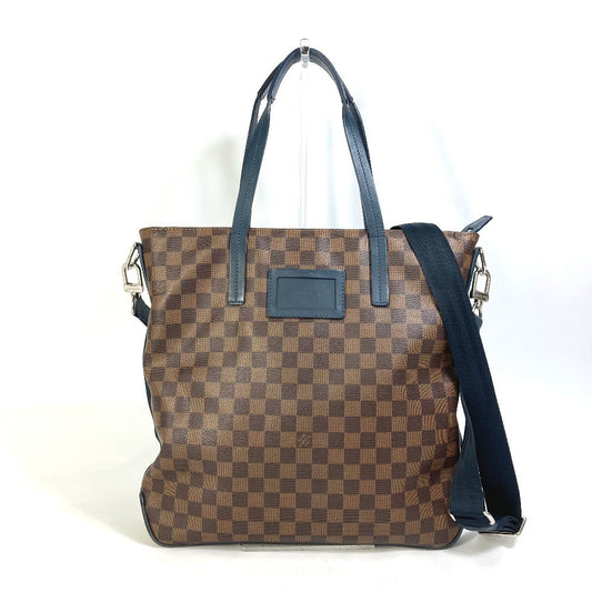 Louis Vuitton Tote Bag N41255 Damier Canvas Brown Damier Herald Mens Used Authentic