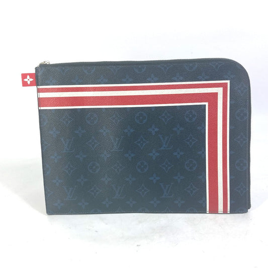 Louis Vuitton Clutch Bag M61679 Canvas / Monogram Cobalt Canvas Navy Monogram Cobalt Pochette Jules Gm Mens Used Authentic