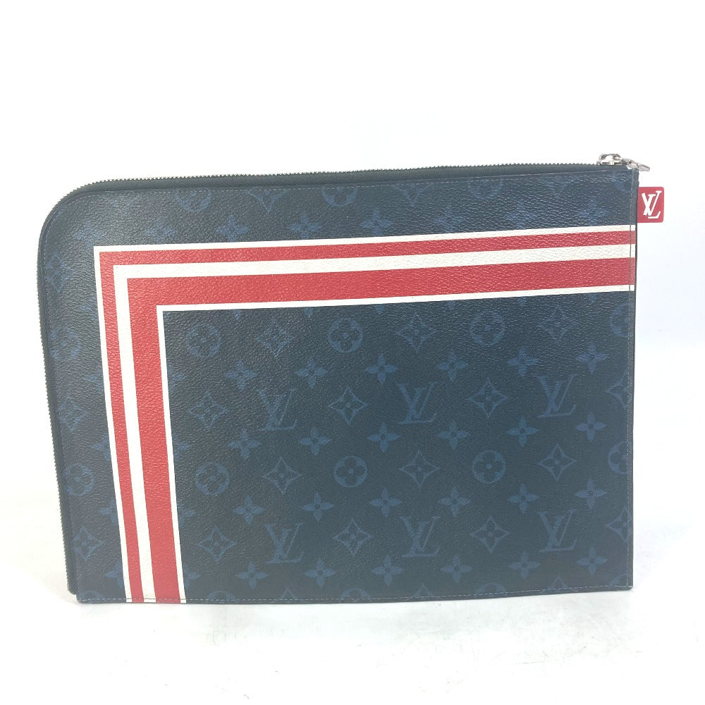 Louis Vuitton Clutch Bag M61679 Canvas / Monogram Cobalt Canvas Navy Monogram Cobalt Pochette Jules Gm Mens Used Authentic