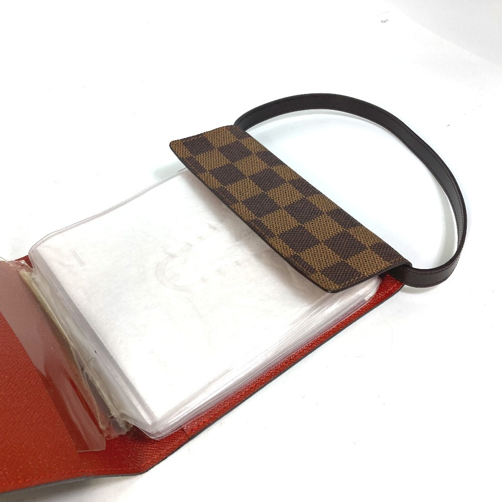 Louis Vuitton Handbag M99074 Damier Canvas Brown Damier Cd Case Dvd Case Pouch Women Used Authentic