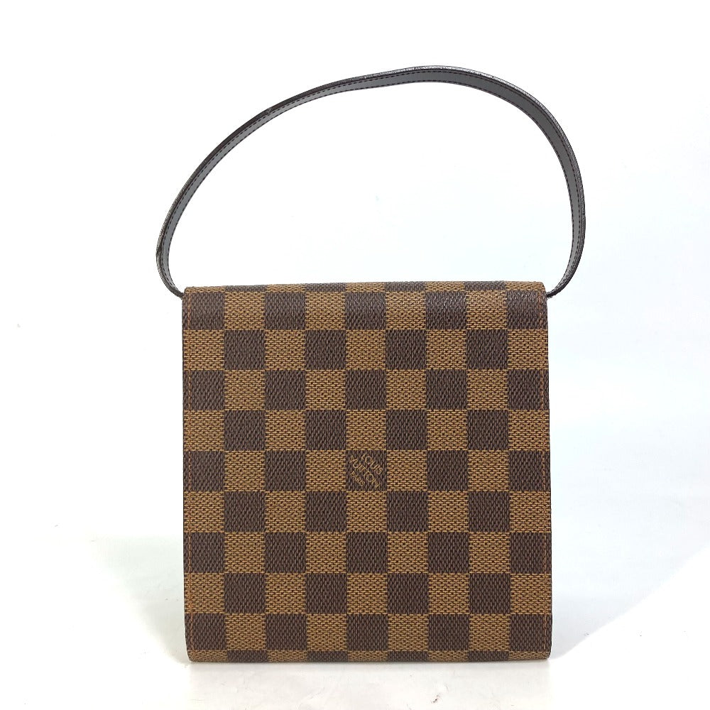 Louis Vuitton Handbag M99074 Damier Canvas Brown Damier Cd Case Dvd Case Pouch Women Used Authentic