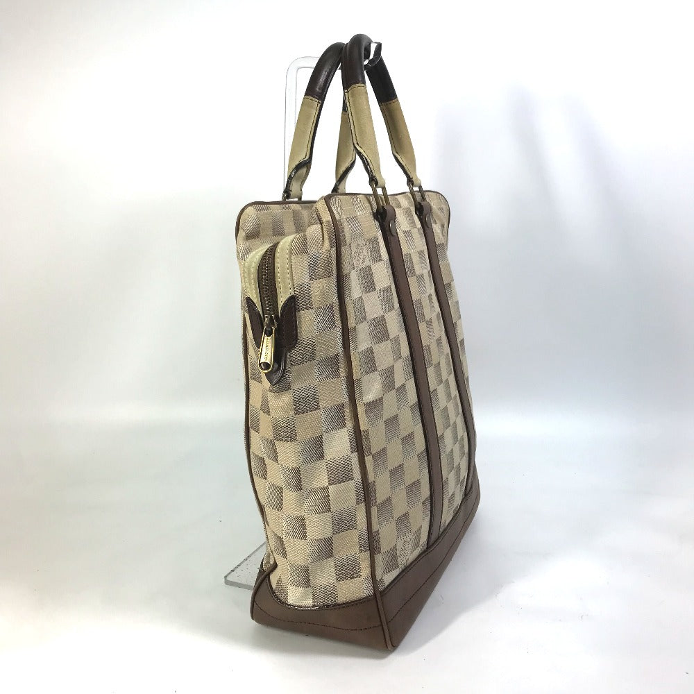 Louis Vuitton Tote Bag N48185 Canvas White Damiern Hippo Women Used Authentic