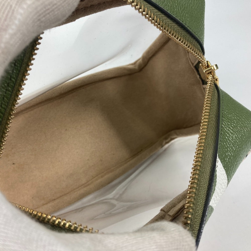 Louis Vuitton Shoulder Bag M67610 Monogram Giant Canvas, Plastics Khaki Monogram Giant Beach Porch Women Used Authentic