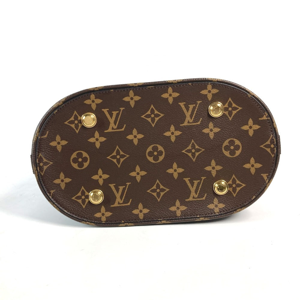 Louis Vuitton Tote Bag M44111 Monogram Canvas Brown Monogram Tresage Tote Women Used Authentic