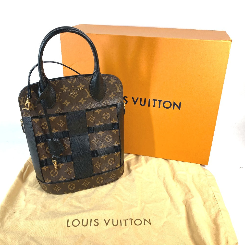 Louis Vuitton Tote Bag M44111 Monogram Canvas Brown Monogram Tresage Tote Women Used Authentic