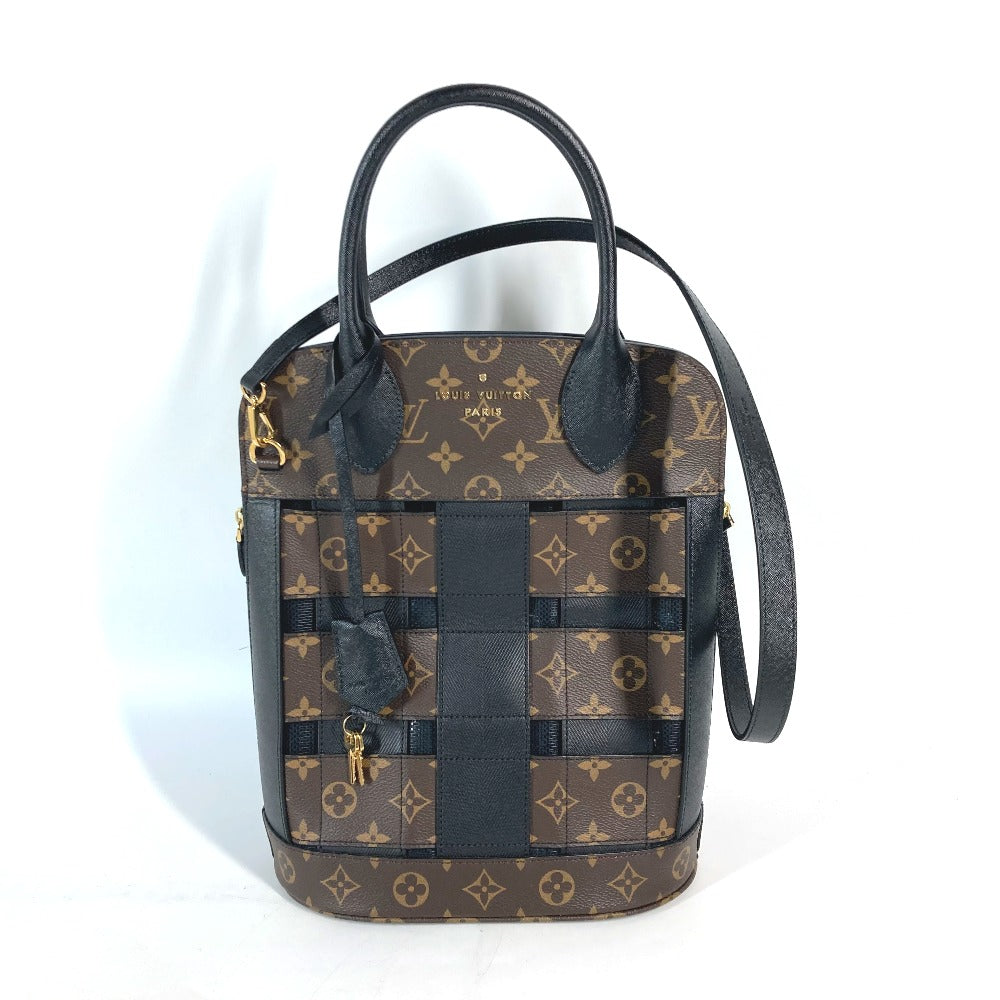 Louis Vuitton Tote Bag M44111 Monogram Canvas Brown Monogram Tresage Tote Women Used Authentic