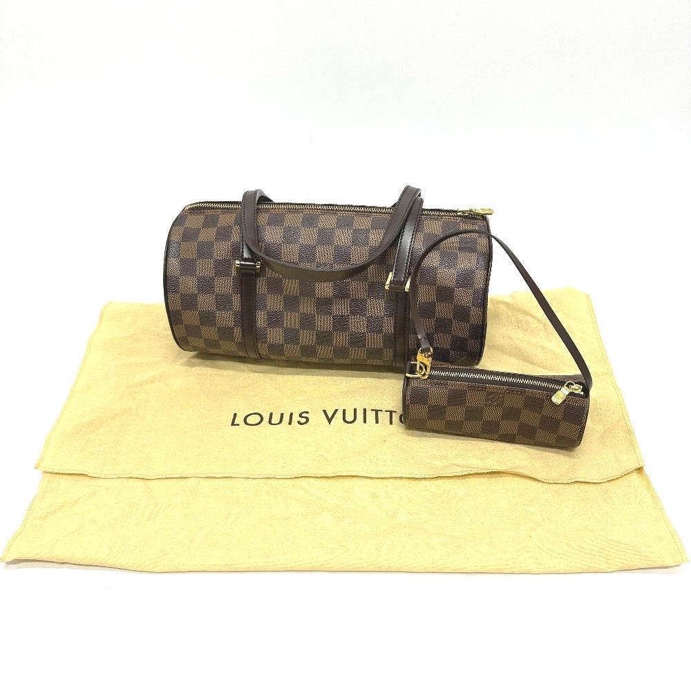 Louis Vuitton Handbag ‚M51303 Damier Canvas Brown Papillon 30 Cylinder Type Women Used Authentic